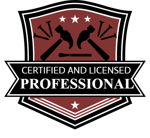 Certified Licensed and Professional badge